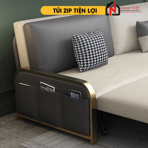 GHẾ SOFA KÉO THÀNH GIƯỜNG PHONG CÁCH BẮC ÂU NVED2 - Hình ảnh 5