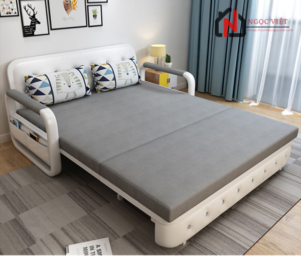 SOFA BED ĐÍNH ĐÁ SANG TRỌNG NVE8 - Hình ảnh 5