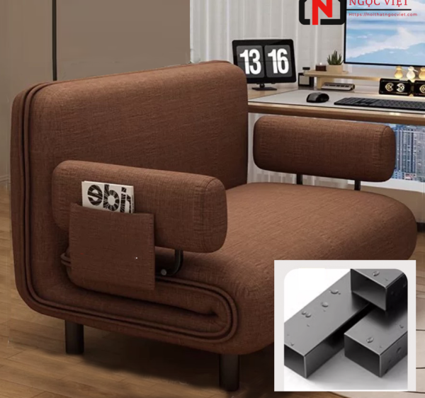 SOFA GIƯỜNG CÓ ĐỆM TAY ÊM ÁI NVM8 - Hình ảnh 5