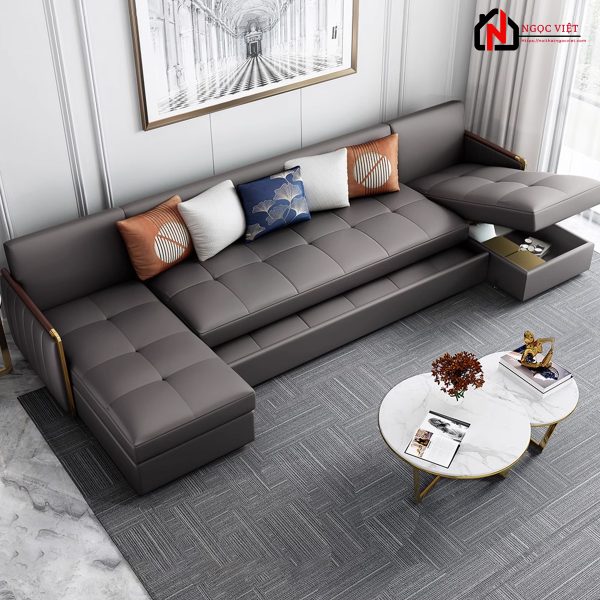 GHẾ SOFA GIƯỜNG NẰM TAY VỊN ĐỘC ĐÁO SANG TRỌNG NVLX8 - Hình ảnh 2