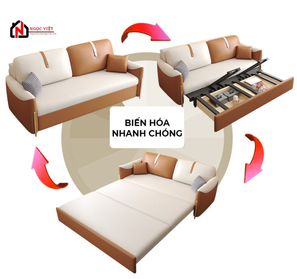 GHẾ SOFA GIƯỜNG HIỆN ĐẠI ĐA NĂNG NVED5 - Hình ảnh 5