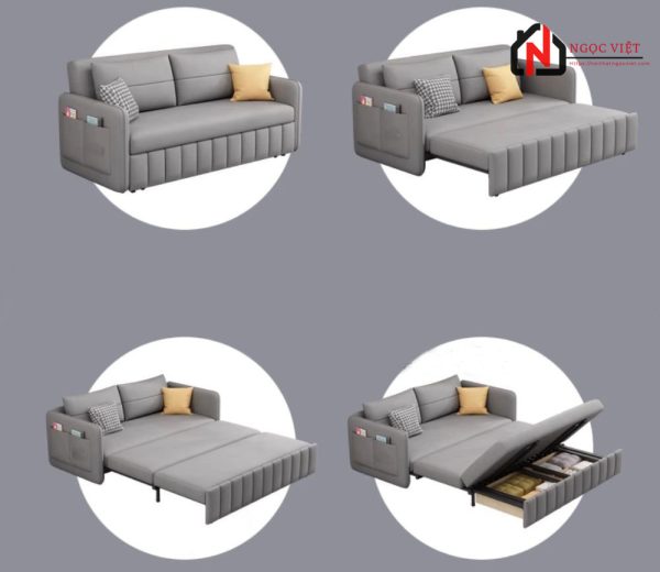 SOFA GIƯỜNG GẤP GỌN BẮC ÂU HIỆN ĐẠI NVED3 - Hình ảnh 6