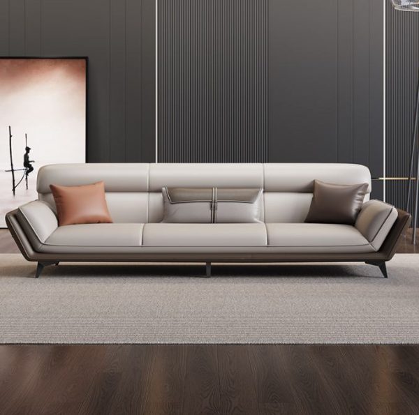 SOFA DA ĐƠN GIẢN HIỆN ĐẠI PHONG CÁCH Ý NVSA2