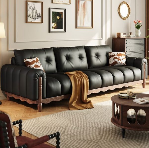 SOFA DA PHONG CÁCH CỔ ĐIỂN KIỂU MỸ NVSA3