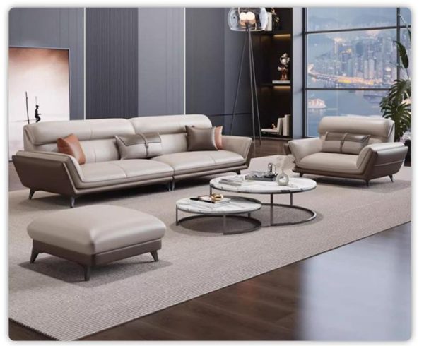 SOFA DA ĐƠN GIẢN HIỆN ĐẠI PHONG CÁCH Ý NVSA2 - Hình ảnh 3