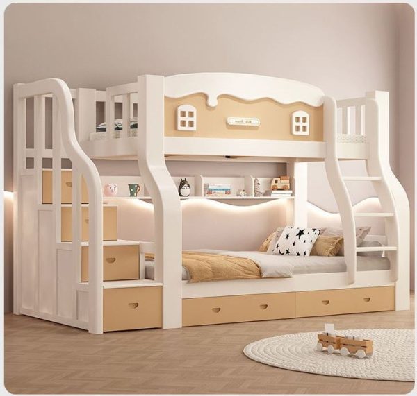 GIƯỜNG TẦNG TRẺ EM NVG4 – MILK HOUSE NGỌT NGÀO CHO BÉ YÊU