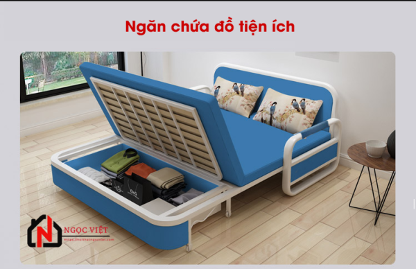SOFA GIƯỜNG THÔNG MINH CÓ NGĂN CHỨA ĐỒ NVE2 - Hình ảnh 5