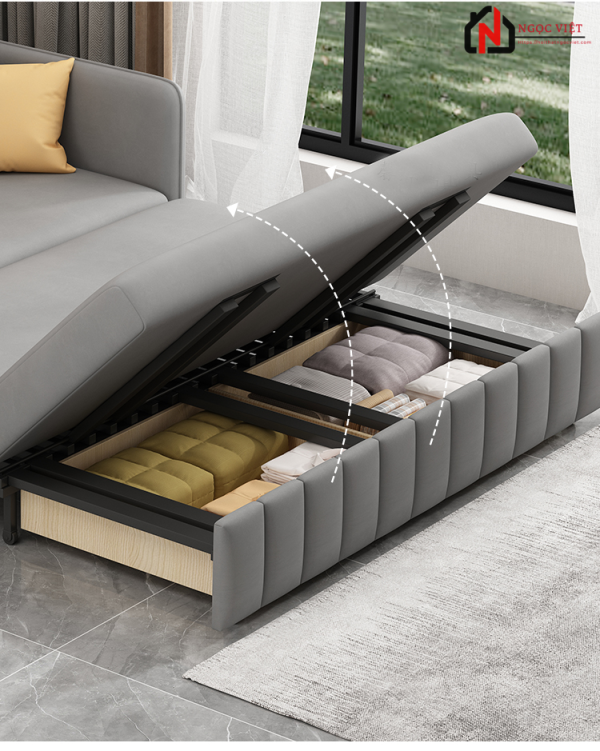 SOFA GIƯỜNG GẤP GỌN BẮC ÂU HIỆN ĐẠI NVED3 - Hình ảnh 3