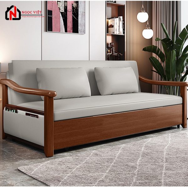 GHẾ SOFA GIƯỜNG GỖ CỔ ĐIỂN TINH TẾ NVEC2 - Hình ảnh 5