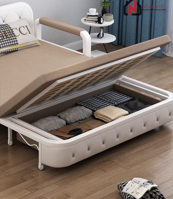 SOFA BED ĐÍNH ĐÁ SANG TRỌNG NVE8 - Hình ảnh 4