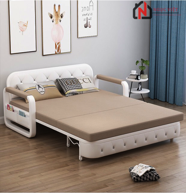 SOFA BED ĐÍNH ĐÁ SANG TRỌNG NVE8
