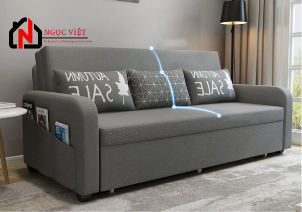 GHẾ SOFA THÔNG MINH CHUYỂN ĐỔI THÀNH GIƯỜNG NVED15 - Hình ảnh 5
