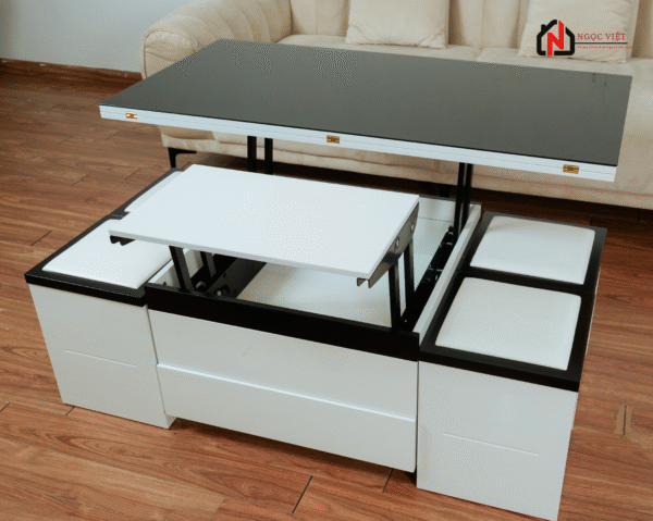 BÀN ĂN NÂNG HẠ TIẾT KIỆM DIỆN TÍCH NVBA01 - Hình ảnh 2