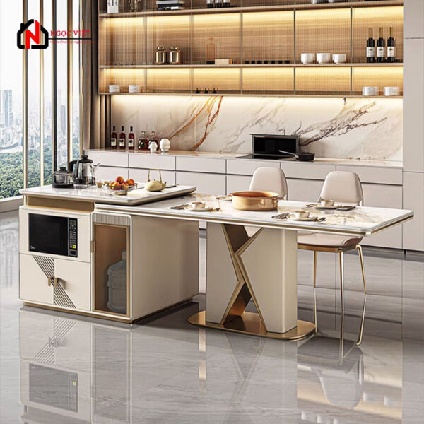 BÀN ĂN KÈM BÀN ĐẢO THÔNG MINH ĐA NĂNG NVDP16