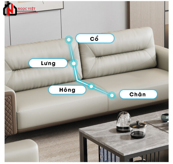 GHẾ SOFA PHÒNG KHÁCH SANG TRỌNG ĐẲNG CẤP NVPK04 - Hình ảnh 4