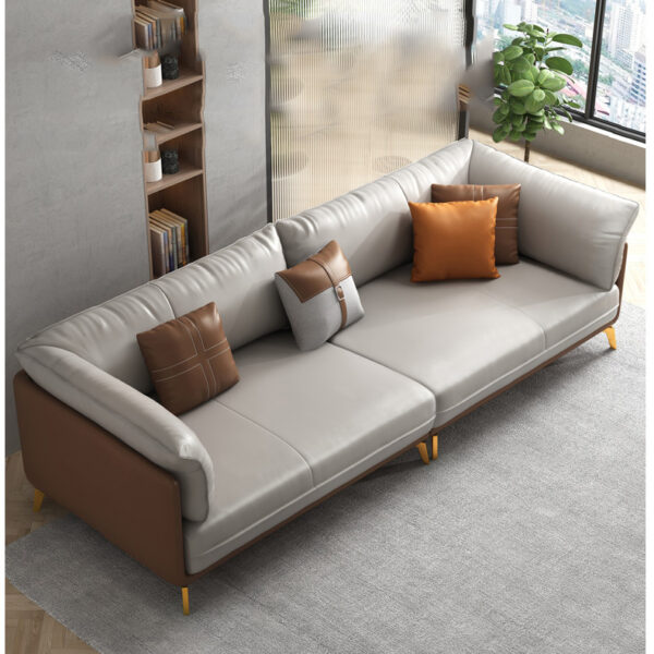 SOFA PHÒNG KHÁCH KIỂU Ý THANH LỊCH TỐI GIẢN NVPK07