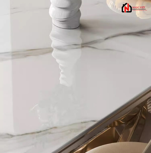 BỘ BÀN ĂN MẶT ĐÁ LỊCH LÃM ĐẬM CHẤT Ý NVDP10 - Hình ảnh 7
