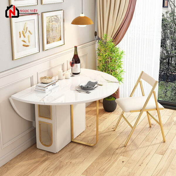 BÀN ĂN TRÒN GẤP GỌN THANH LỊCH KIỂU BẮC ÂU NVDP12