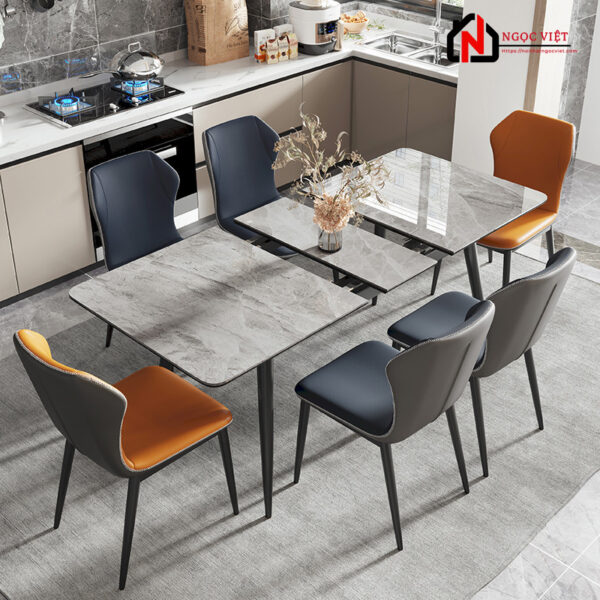BỘ BÀN ĂN THÔNG MINH MỞ RỘNG MẶT ĐÁ LINH HOẠT NVDP20 - Hình ảnh 5