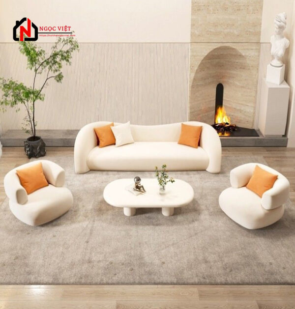 GHẾ SOFA PHÒNG KHÁCH BO TRÒN MỀM MẠI NVPK32 - Hình ảnh 4